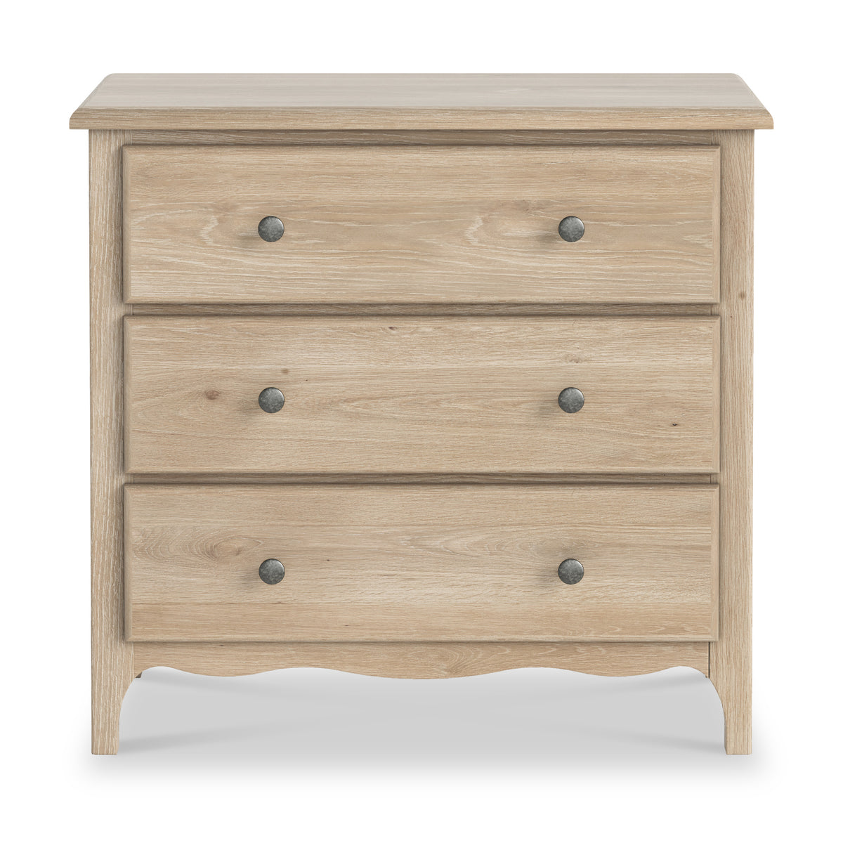 Celine Washed Oak 3 Drawer Chest from Roseland Furniture