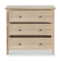 Celine Washed Oak 3 Drawer Chest from Roseland Furniture