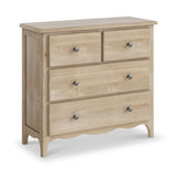 Celine Washed Oak 2 Over 2 Drawer Chest from Roseland Furniture