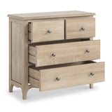 Celine Washed Oak 2 Over 2 Drawer Chest from Roseland Furniture