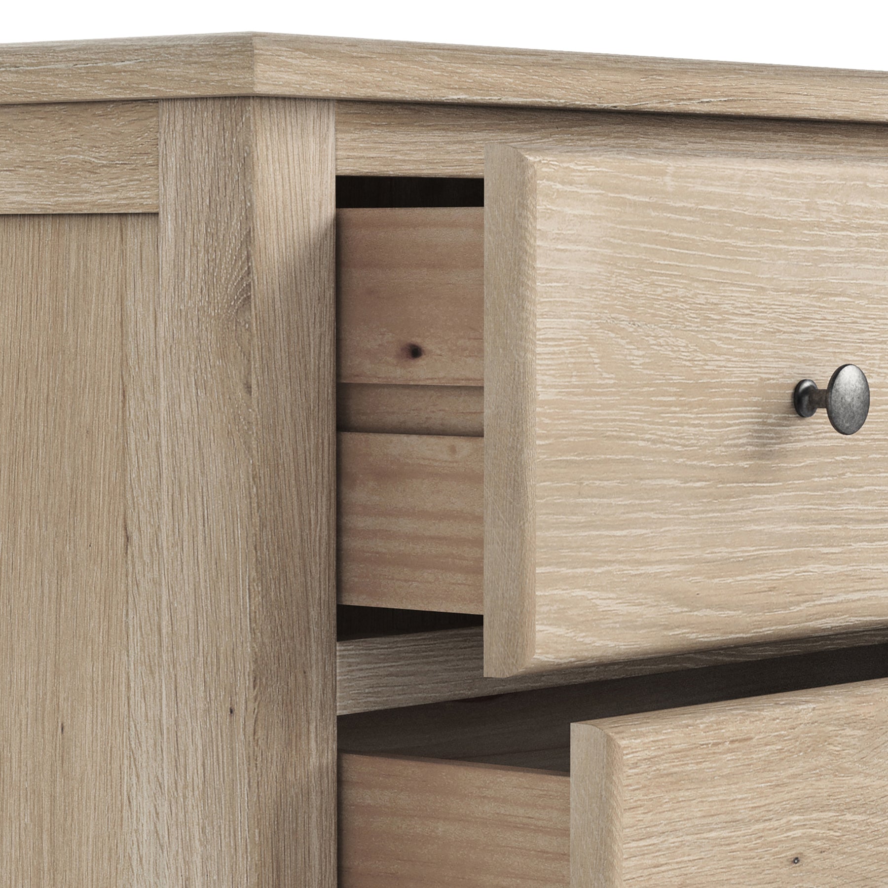 Celine Washed Oak 2 Over 2 Drawer Chest from Roseland Furniture