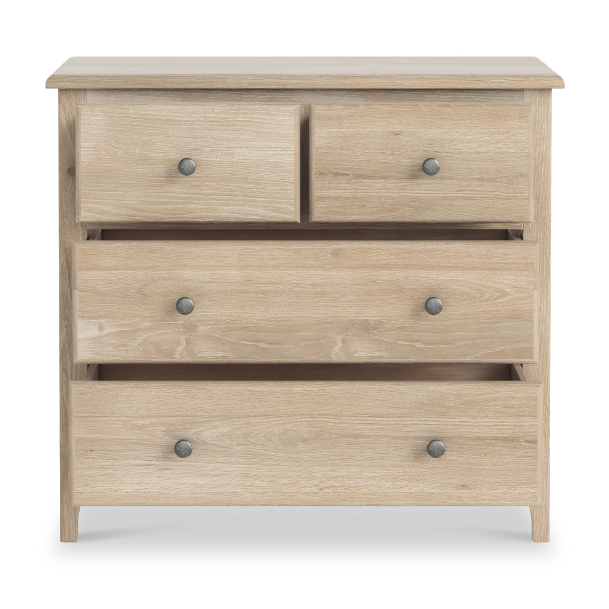 Celine Washed Oak 2 Over 2 Drawer Chest from Roseland Furniture