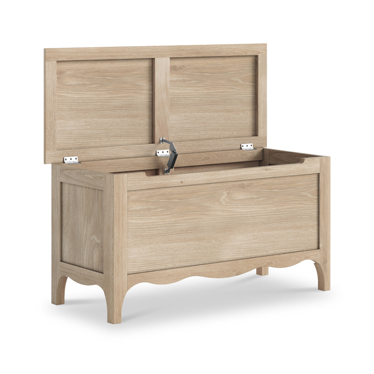 Celine Washed Oak Blanket Box from Roseland Furniture