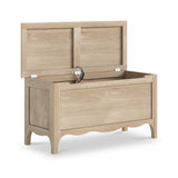 Celine Washed Oak Blanket Box from Roseland Furniture