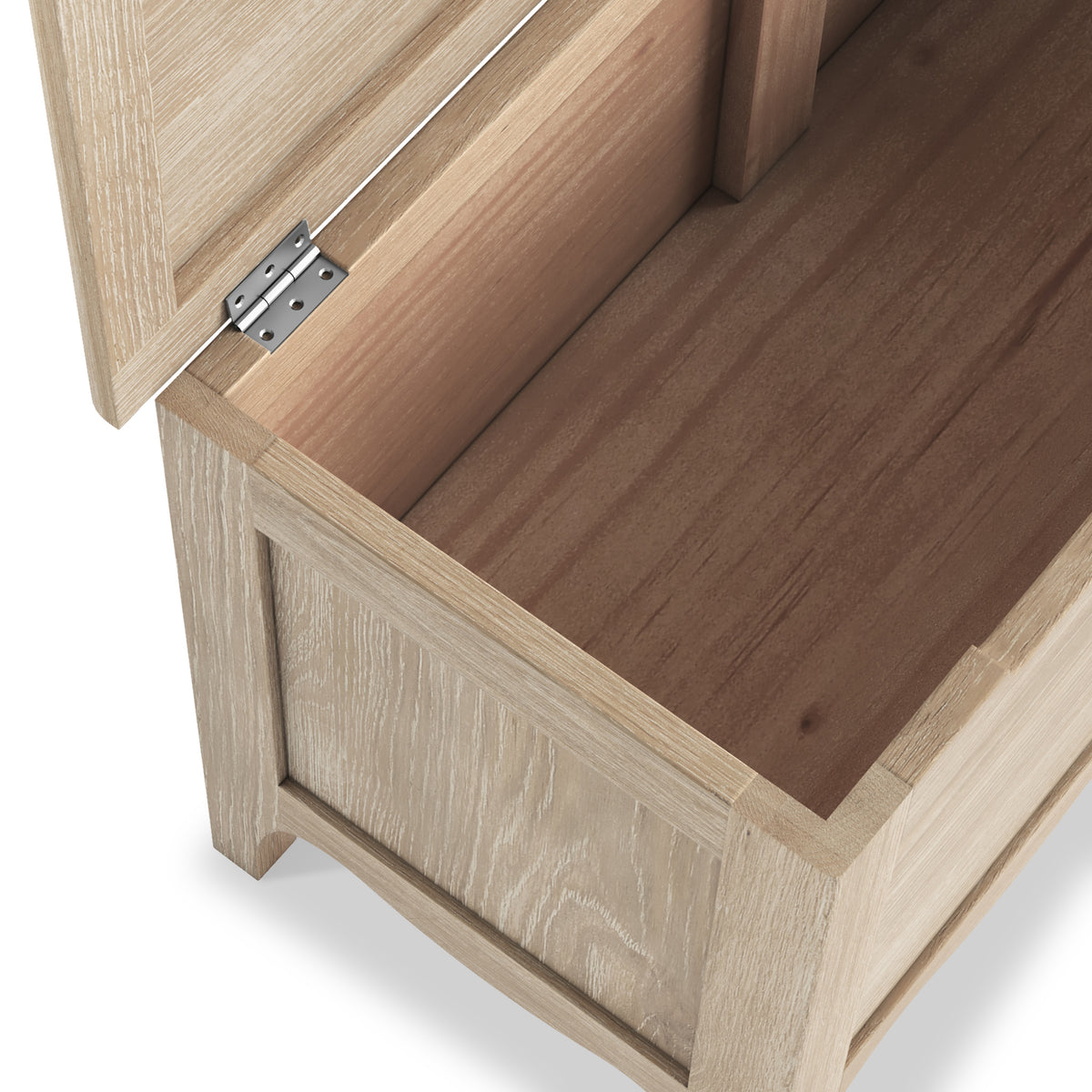 Celine Washed Oak Blanket Box from Roseland Furniture