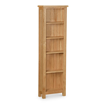 Lanner Oak Narrow Bookcase