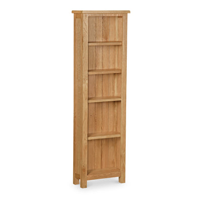 Lanner Oak Narrow Bookcase