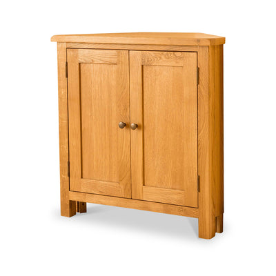 Lanner Oak Corner Cupboard