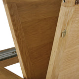 Lanner Oak Compact Extending Dining Table from Roseland Furniture