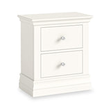 Ingleby 2 Drawer Bedside Coconut White from Roseland Furniture