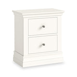 Ingleby 2 Drawer Bedside Coconut White from Roseland Furniture