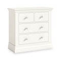Ingleby 2 over 2 Drawer Chest Coconut White from Roseland Furniture