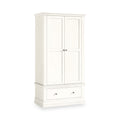 Ingleby 2 Door Wardrobe with Drawers Coconut White from Roseland Furniture
