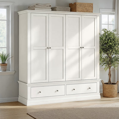 Ingleby 4 Door Wardrobe With Drawers