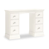 Ingleby Double Pedestal Dressing Table Coconut White Group2 from Roseland Furniture