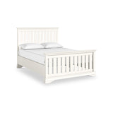 Ingleby Slatted Bedframe Double Coconut White from Roseland Furniture