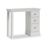 Ingleby Single Pedestal Dressing Table Light Grey Group1 from Roseland Furniture