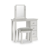Ingleby Single Pedestal Dressing Table Light Grey Group1 from Roseland Furniture