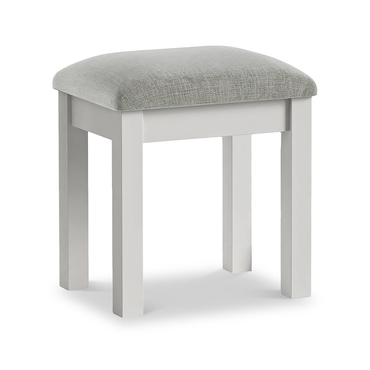 Ingleby Dressing Table Stool Light Grey from Roseland Furniture