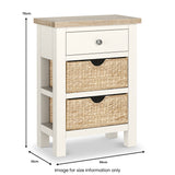 Farrow Basket Side Table from Roseland Furniture