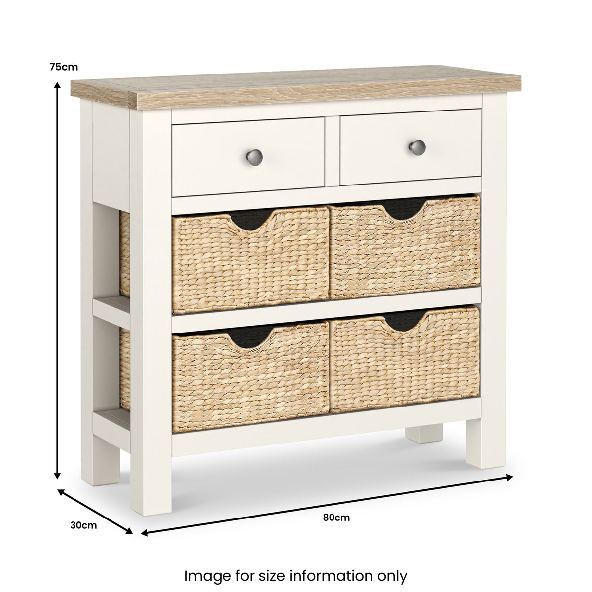 Farrow Basket Console Table from Roseland Furniture