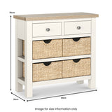 Farrow Basket Console Table from Roseland Furniture