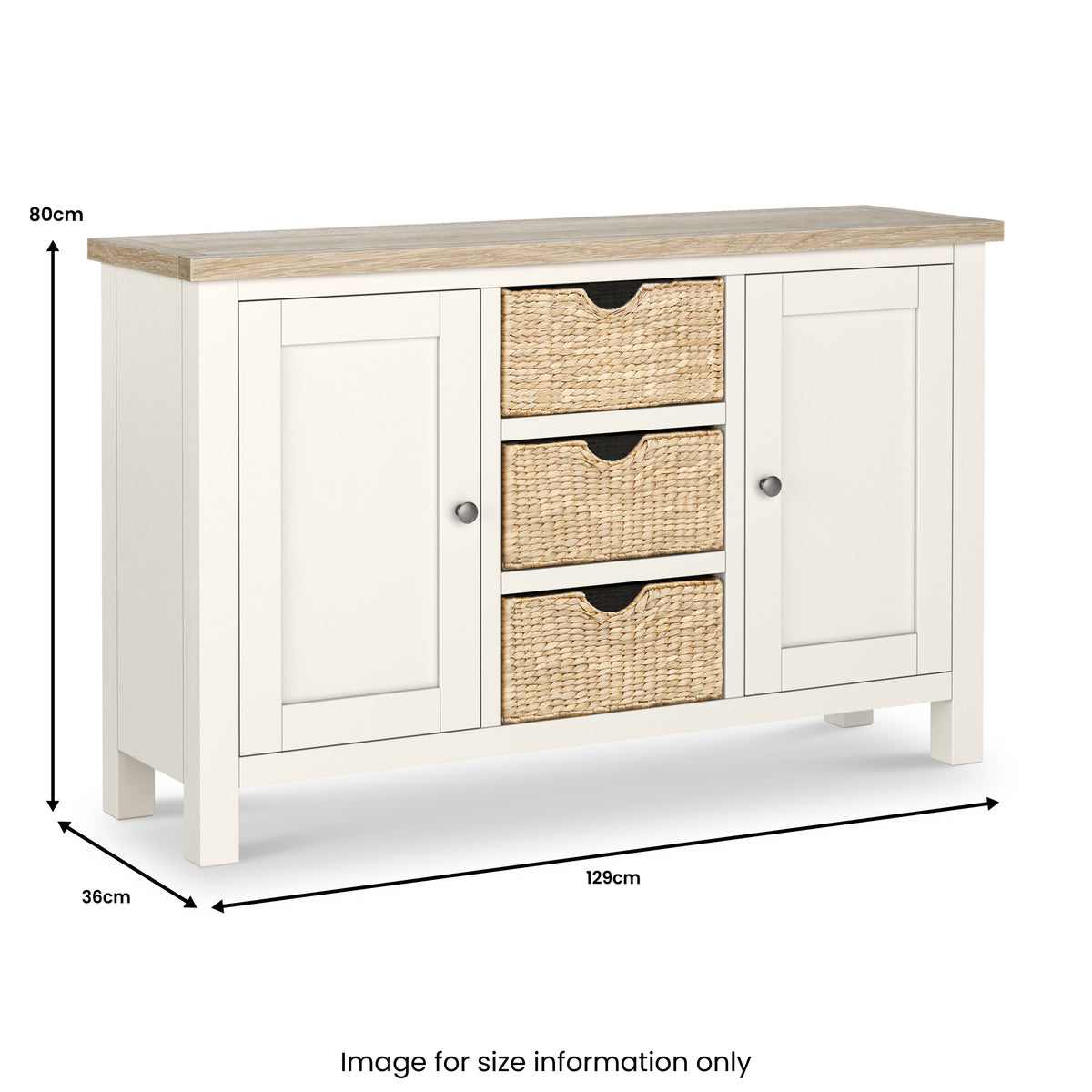 Farrow Basket Large Sideboard from Roseland Furniture