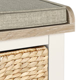 Farrow Basket Storage Bench from Roseland Furniture