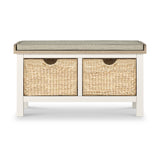 Farrow Basket Storage Bench from Roseland Furniture