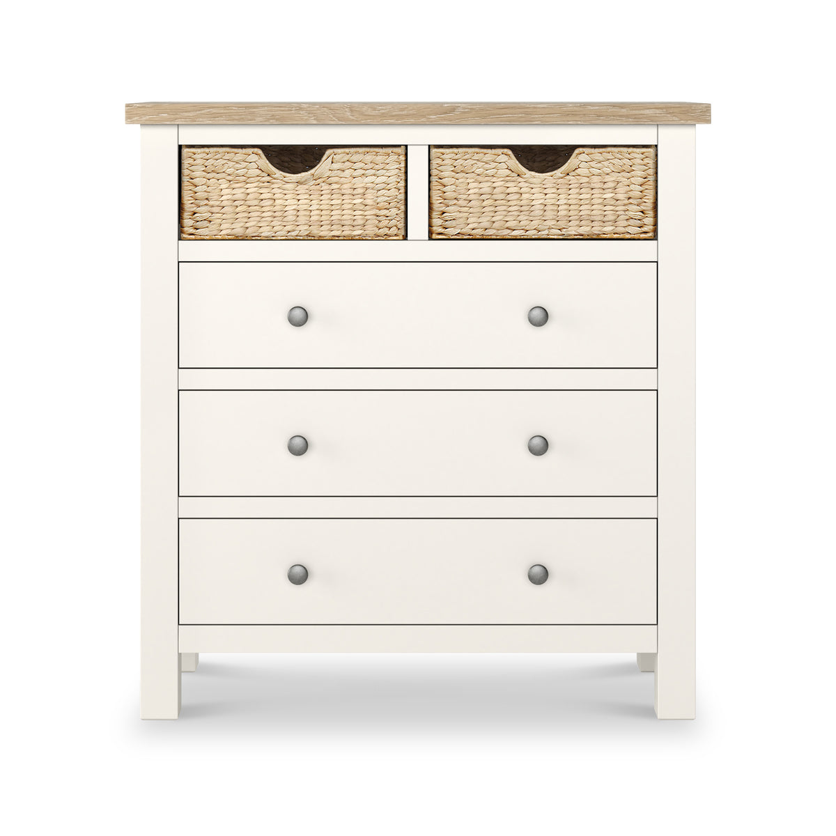 Farrow Basket 2 Over 3 Drawer Chest from Roseland Furniture
