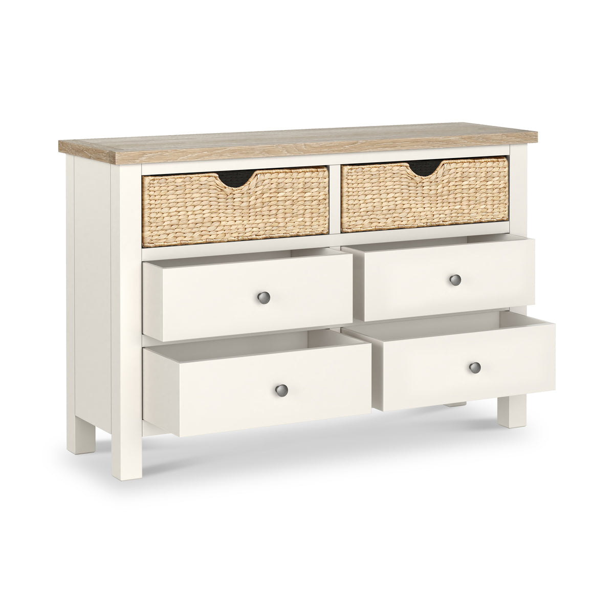 Farrow Basket 6 Drawer Chest from Roseland Furniture