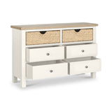 Farrow Basket 6 Drawer Chest from Roseland Furniture