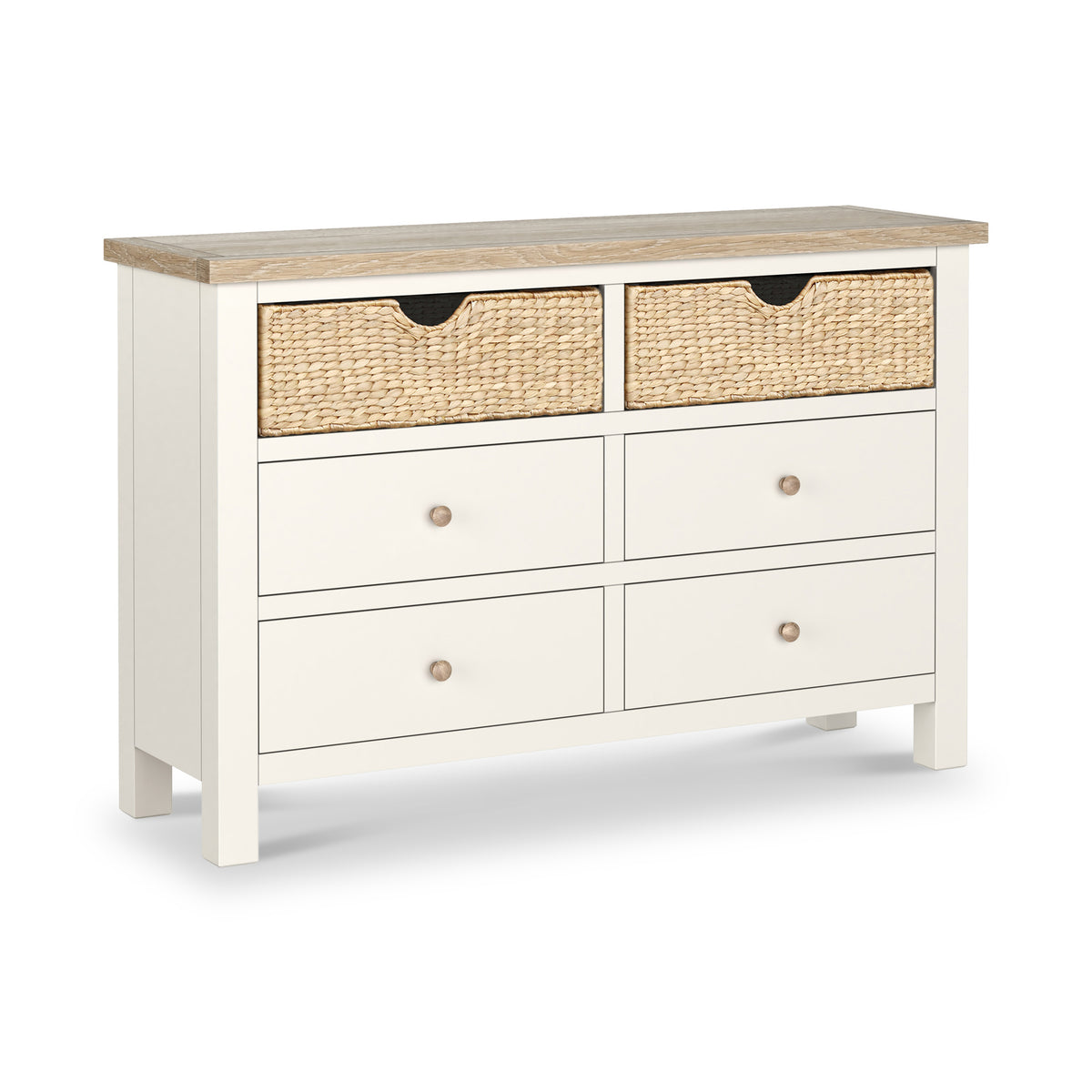 Farrow Basket 6 Drawer Chest from Roseland Furniture