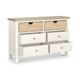 Farrow Basket 6 Drawer Chest from Roseland Furniture