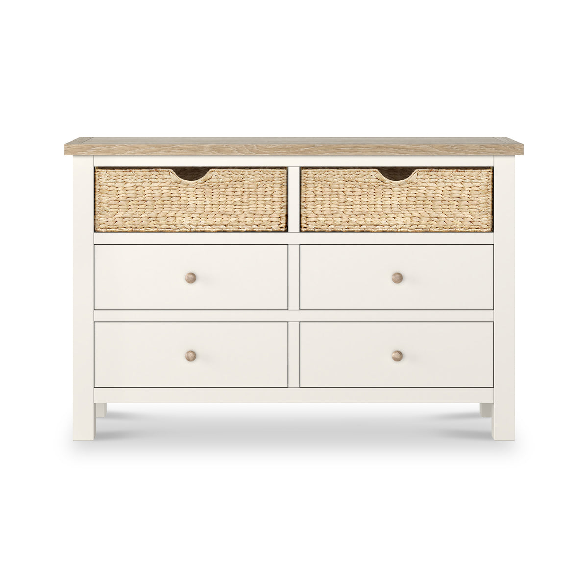 Farrow Basket 6 Drawer Chest from Roseland Furniture