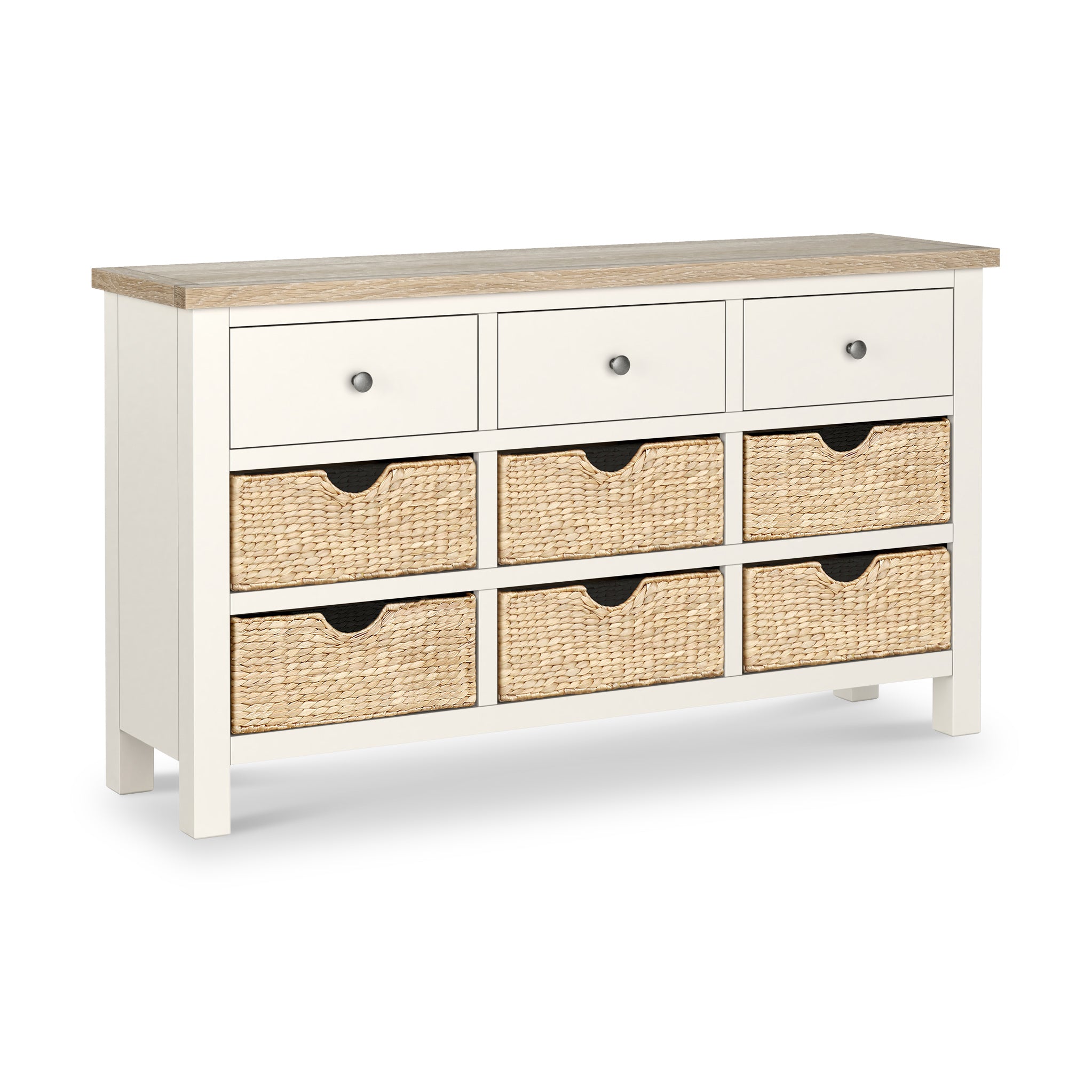 Farrow Basket 9 Drawer Chest for Coastal / Country Bedrooms | Roseland