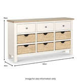 Farrow Basket 9 Drawer Chest from Roseland Furniture