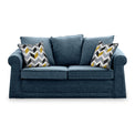 Branston Midnight Soft Weave 2 Seater Sofabed with Mustard Scatter Cushions from Roseland Furniture