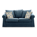 Branston Midnight Soft Weave 2 Seater Sofabed with Beige Scatter Cushions from Roseland Furniture