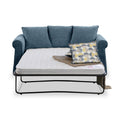 Branston Midnight Soft Weave 2 Seater Sofabed with Beige Scatter Cushions from Roseland Furniture