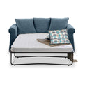 Branston Midnight Soft Weave 2 Seater Sofabed with Duck Egg Scatter Cushions from Roseland Furniture