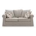Branston Oatmeal Soft Weave 2 Seater Sofabed with Oatmeal Scatter Cushions from Roseland Furniture
