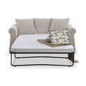 Branston Oatmeal Soft Weave 2 Seater Sofabed with Beige Scatter Cushions from Roseland Furniture