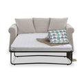 Branston Oatmeal Soft Weave 2 Seater Sofabed with Duck Egg Scatter Cushions from Roseland Furniture