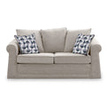 Branston Oatmeal Soft Weave 2 Seater Sofabed with Mono Scatter Cushions from Roseland Furniture