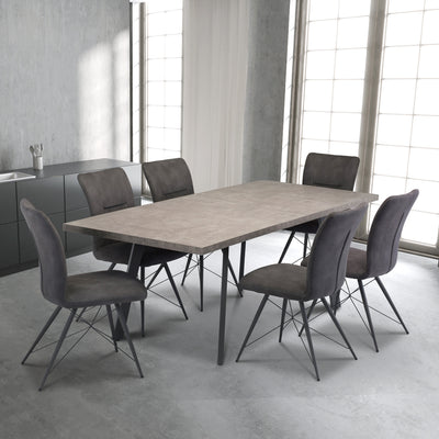 Parker Grey Extending Dining Table
