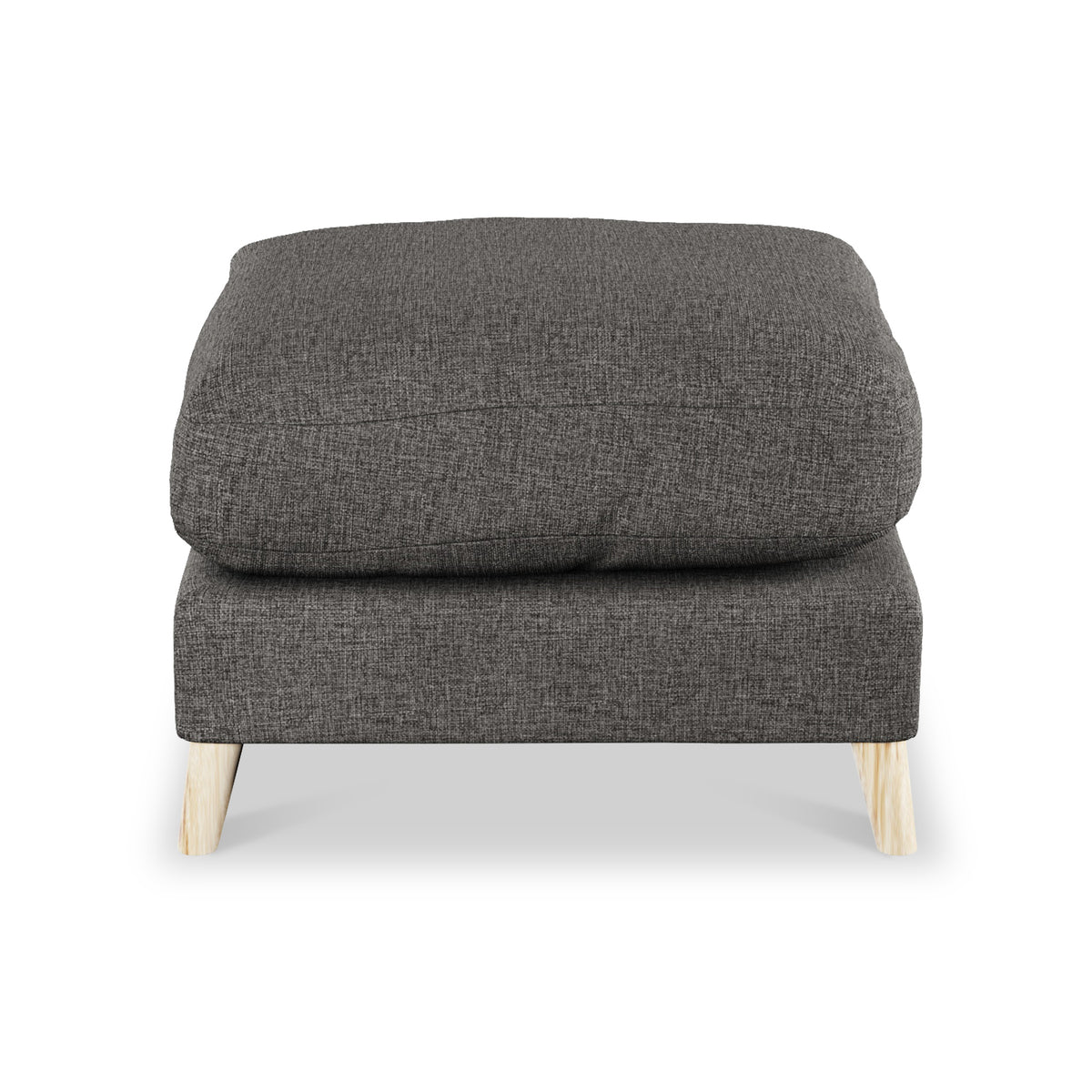 Foxton Charcoal Footstool from Roseland Furniture