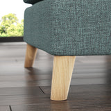Foxton Teal Footstool from Roseland Furniture