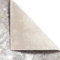 Aldrin Grey Gold Marble Effect Rug