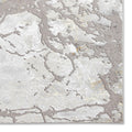 Aldrin Grey Gold Marble Effect Rug